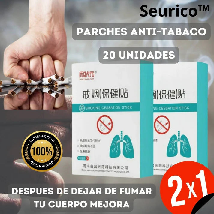 Parches Anti-Tabaco Seurico™ Efecto Inmediato 🔥SOLO POR HOY AL 2x1🔥