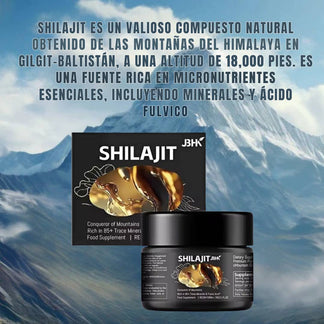 SHILAJIT DEL HIMALAYA |LA FUERZA DE LA NATURALEZA QUE TE AYUDA EN EL RENDIMIENTO 60% DESCUENTO🔥