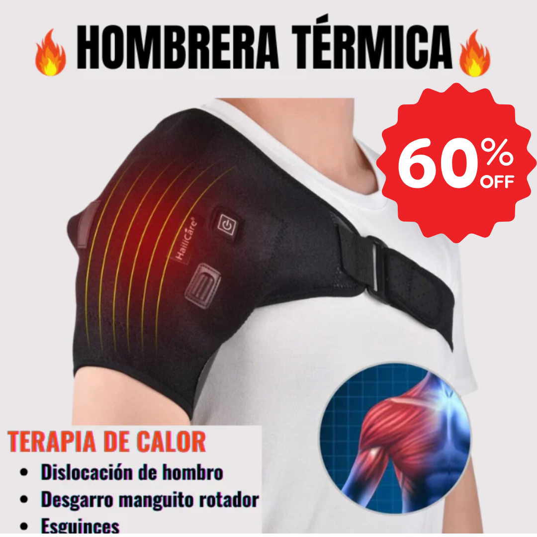 HOMBRERA TÉRMICA ComfortWave® ALIVIA EL DOLOR DE HOMBROS CON 60% DESCUENTO🔥
