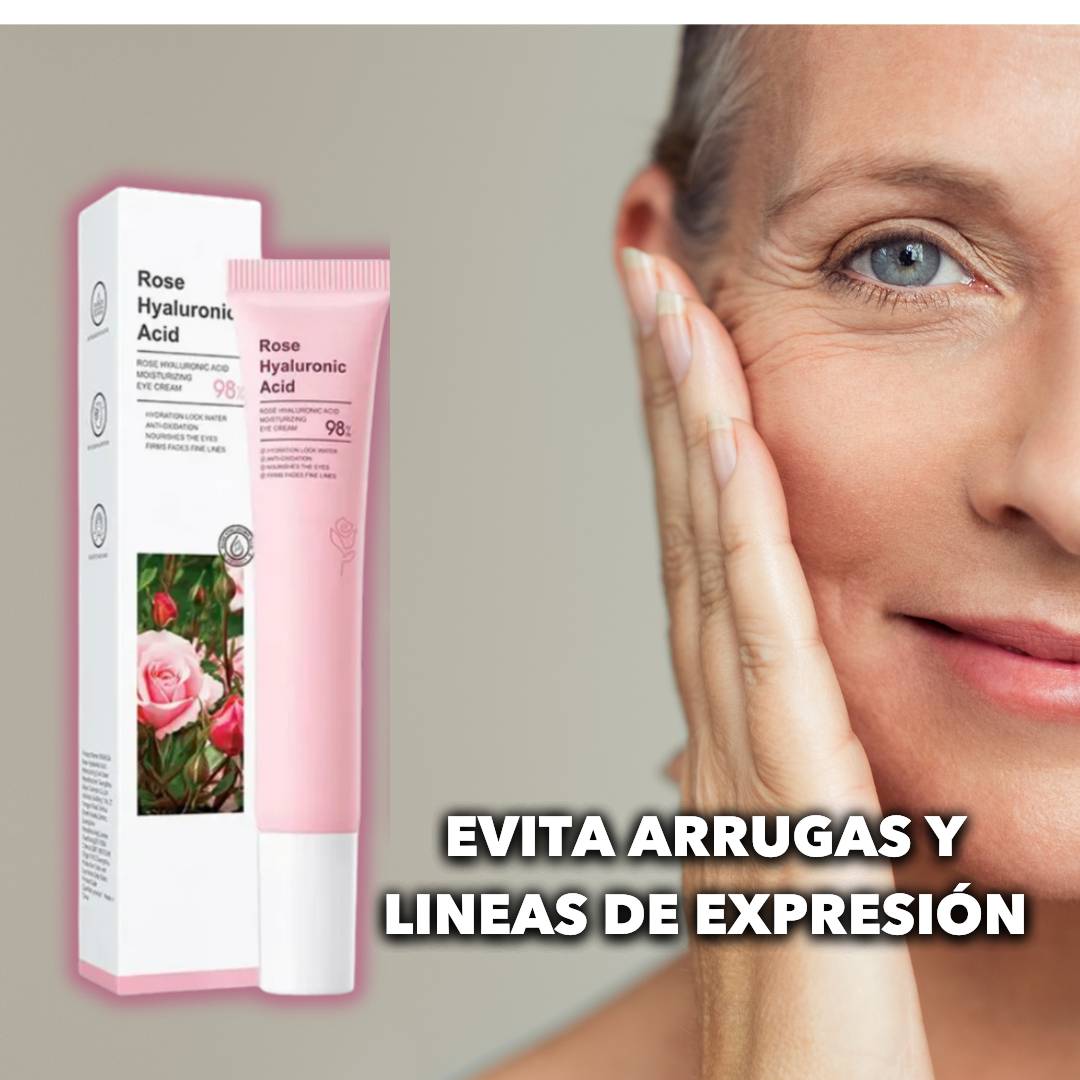 CREMA DE ROSAS ANTI-OJERAS CON ACIDO HIALURONICO 🔥ULTIMO DIA DE OFERTA 2X1🔥
