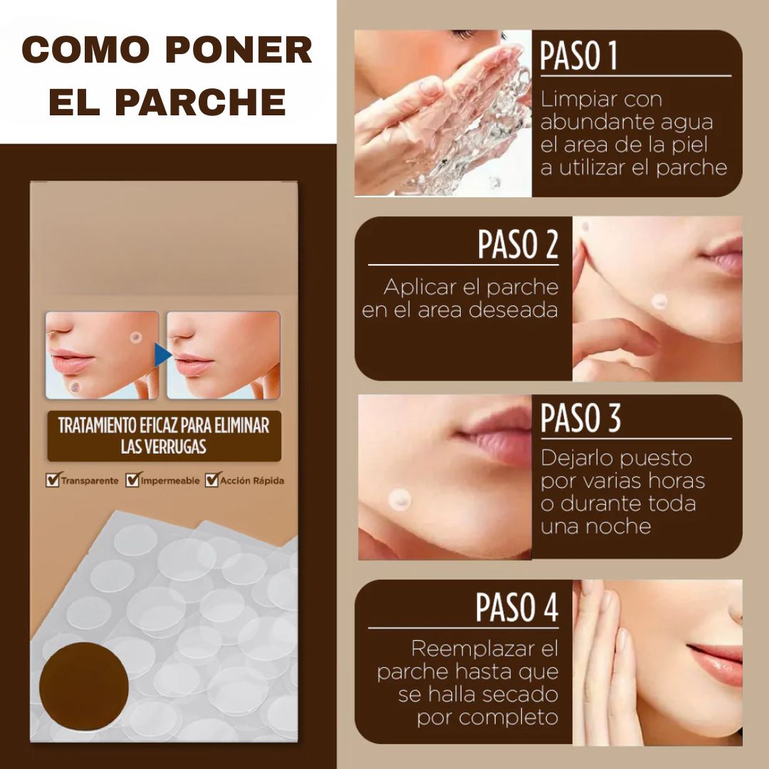 PARCHES PARA VERRUGAS FormuClear™ TRATAMIENTO COMPLETO Y EFICAZ 🔥OFERTA AL 2X1🔥