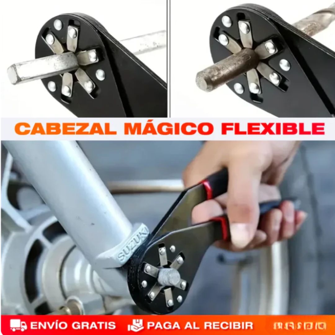 LLAVE HEXAGONAL MULTIFUNCIONAL AJUSTABLE CON 60% DESCUENTO🔩