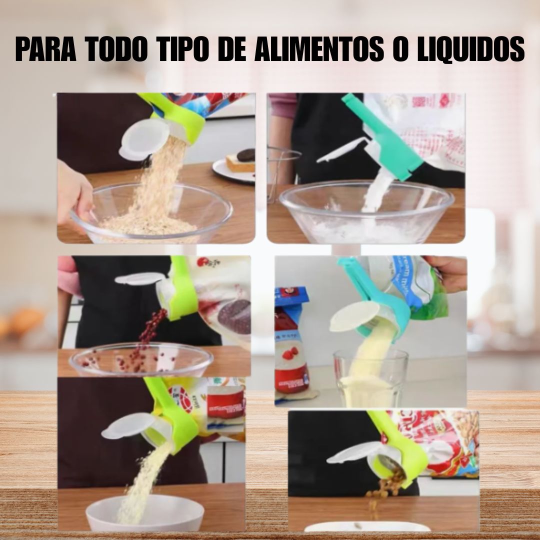 Set de 4 Clips de Sellado para Almacenamiento de Alimentos Con 60% Descuento🔥