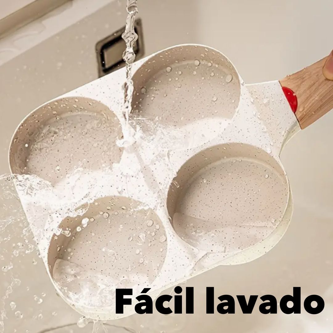 Sartén Antiadherente de Alta Durabilidad Con 4 Divisiones🔥60% Descuento🔥