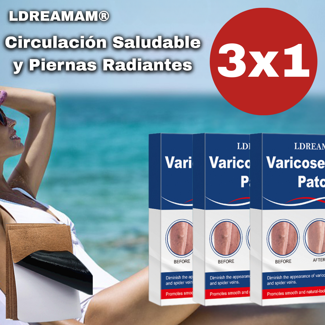 Parches Quita Várices LDREAMAM® ULTIMO DÍA DE OFERTA AL 3X1 😲