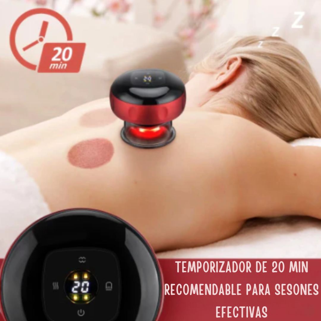 Ventosa Terapéutica Eléctrica para Masaje - Alivio y Bienestar en Casa 60% Descuento