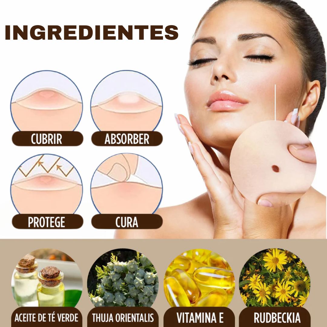 PARCHES PARA VERRUGAS FormuClear™ TRATAMIENTO COMPLETO Y EFICAZ 🔥OFERTA AL 2X1🔥