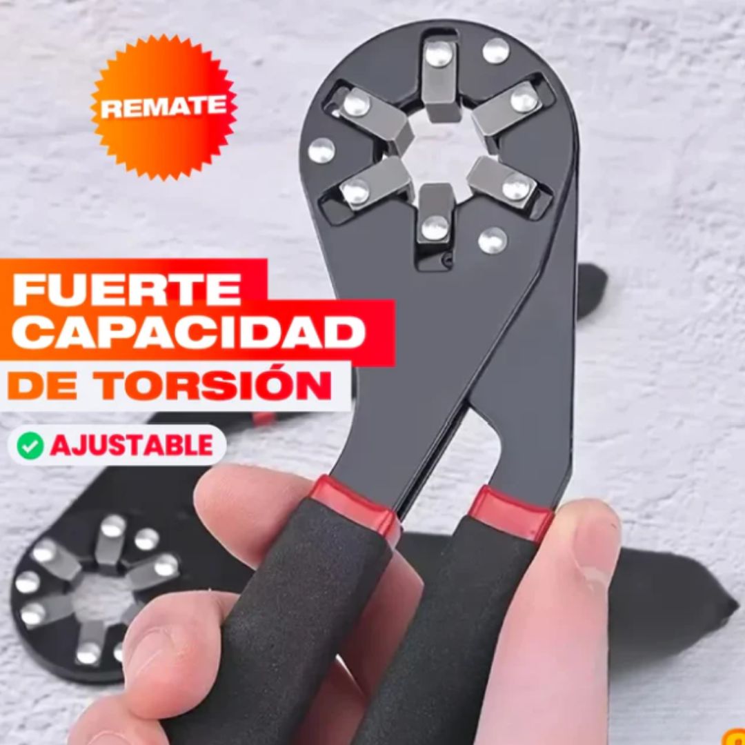 LLAVE HEXAGONAL MULTIFUNCIONAL AJUSTABLE CON 60% DESCUENTO🔩