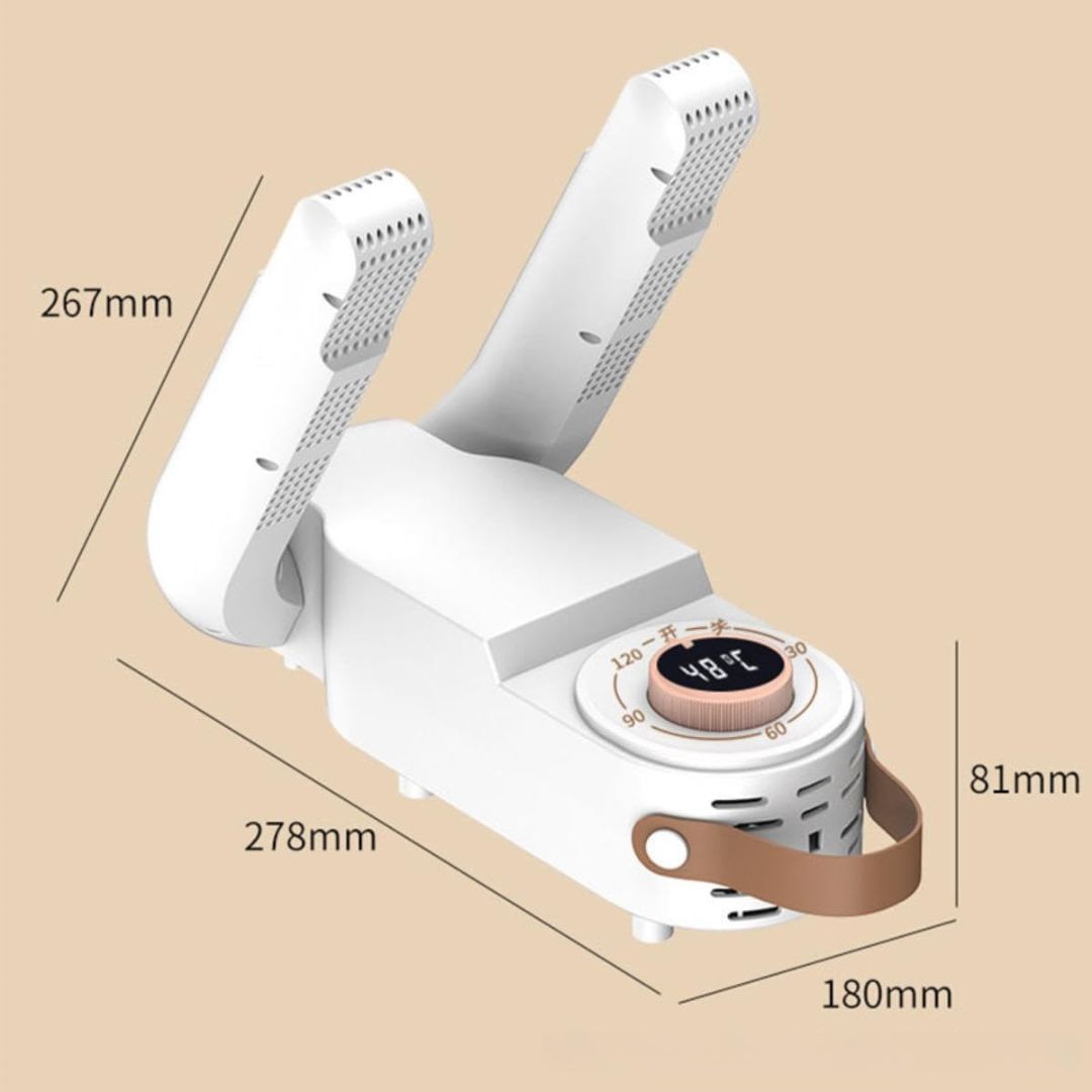SECADOR ELECTRICO PLEGABLE CON LUZ UV PARA TODO TIPO DE CALZADO CON🔥 60% DESCUENTO🔥AIRSHOES®