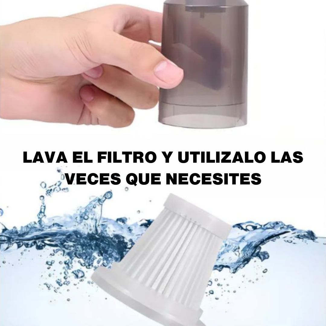 🔥 Aspiradora Mini Portátil 3 en 1 – Succiona, Sopla y Limpia en Segundos 🔥