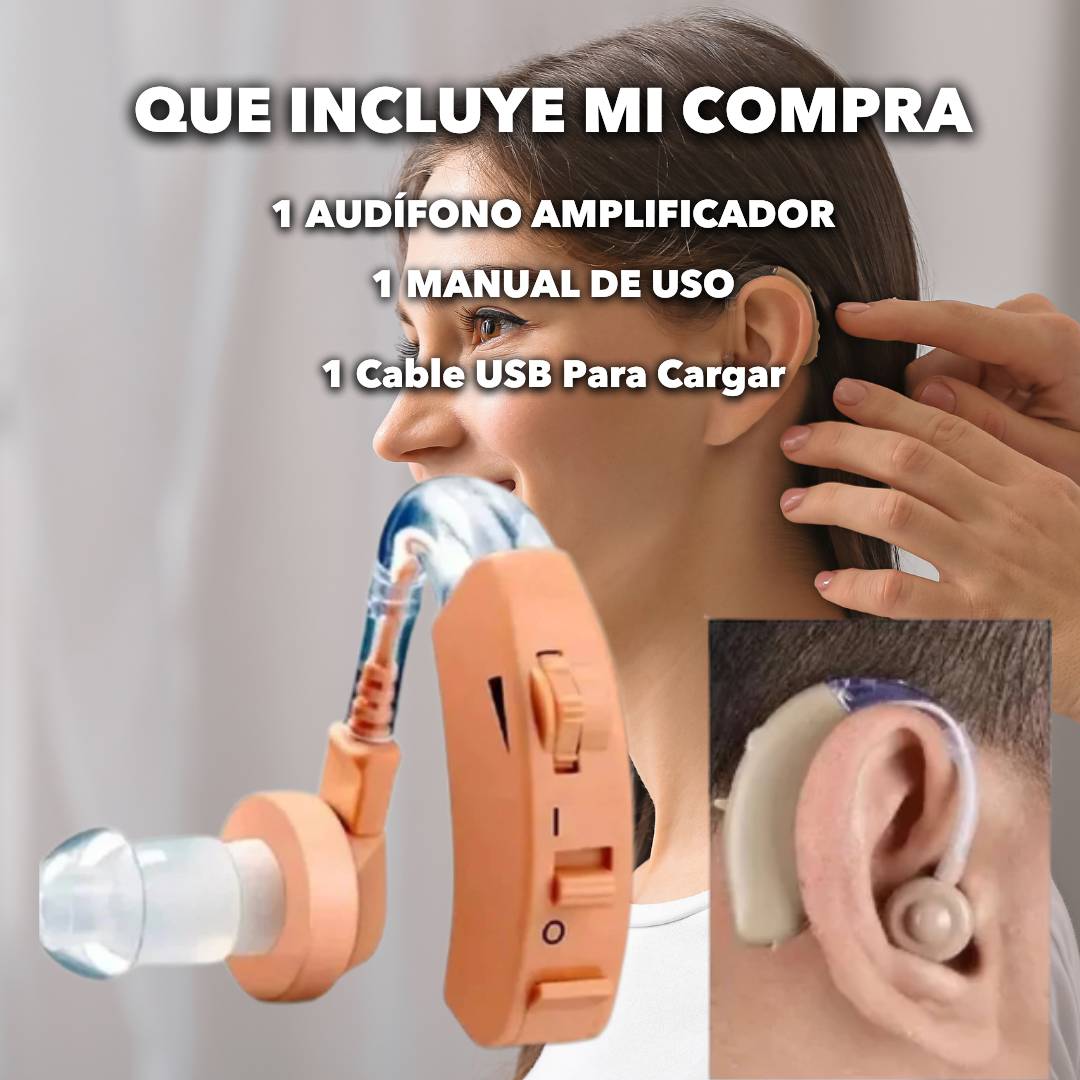 Sonic Pro™ AUDÍFONO AMPLIFICADOR DE SONIDO RECARGABLE CON 60% DESCUENTO🔥ULTIMAS UNIDADES🔥