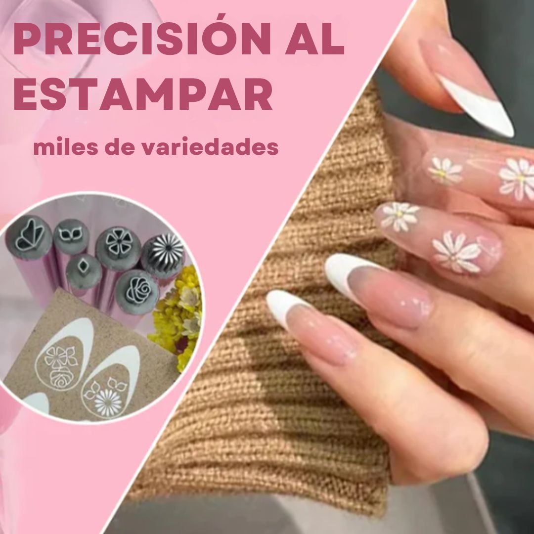 SET DE 6 BOLÍGRAFOS PARA DECORACIÓN DE UÑAS NailArt® 😍CON 60% DESCUENTO💅