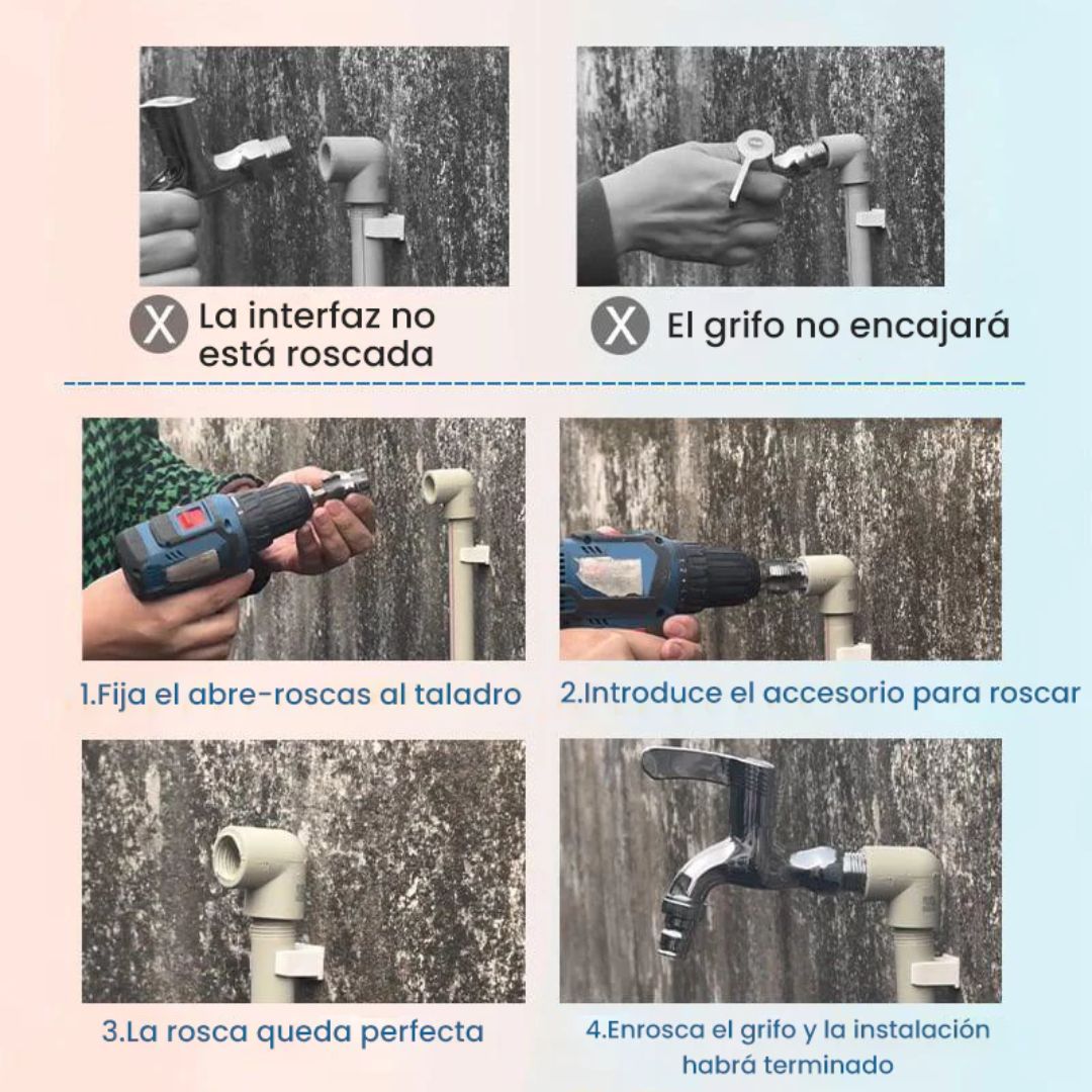 Herramienta de corte de roscas de tubos RoscaMax® 🔥Oferta 2x1🔥