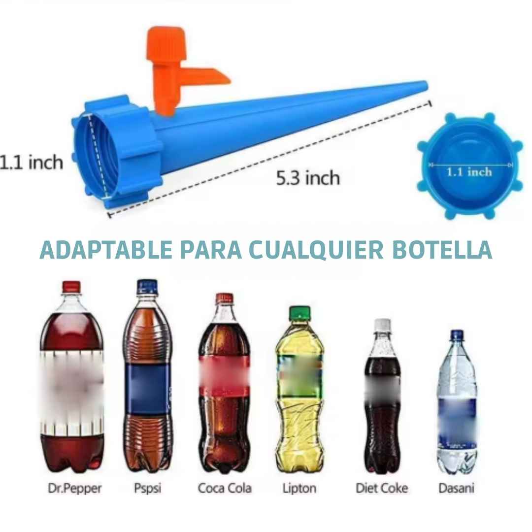 SET DE 10 UNIDADES, SISTEMA DE RIEGO POR GOTEO PARA PLANTAS AJUSTABLE CON 60% DESCUENTO🔥WATERPRO®