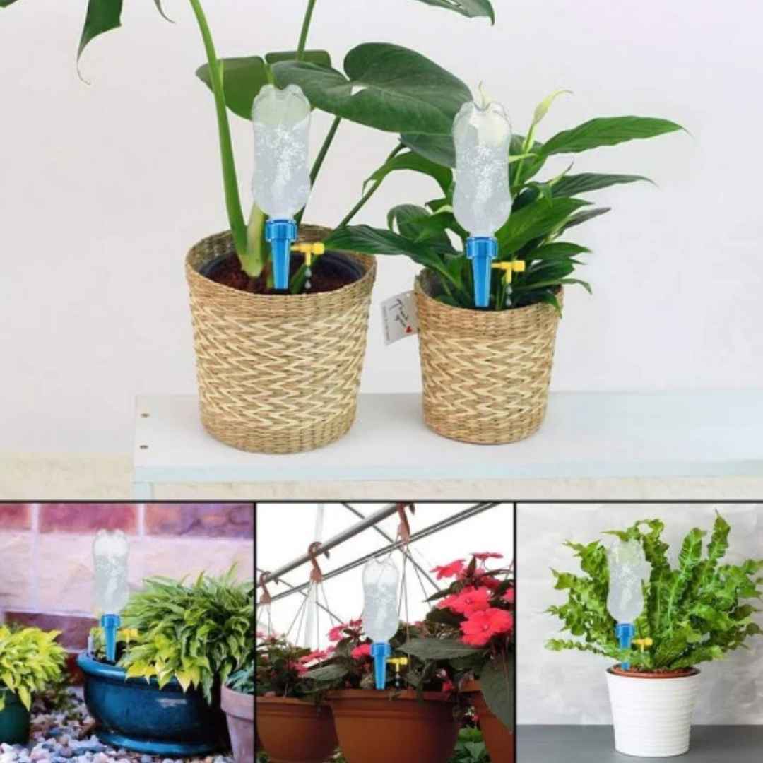 SET DE 10 UNIDADES, SISTEMA DE RIEGO POR GOTEO PARA PLANTAS AJUSTABLE CON 60% DESCUENTO🔥WATERPRO®