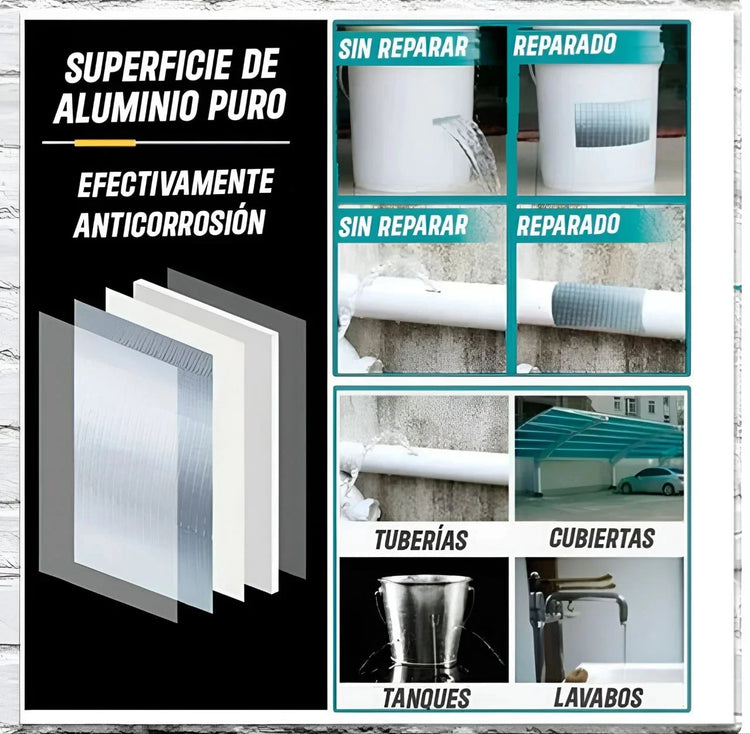 CINTA ANTI GOTERAS GOTERPRO™ ¡NO MÁS FUGAS Y GOTERAS! 💦OFERTA 2X1💦