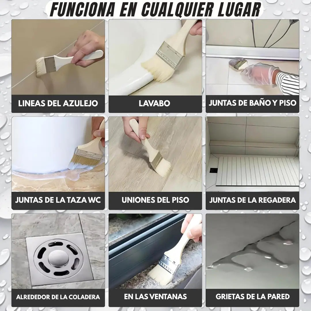 AquaFix® - Kit Sellador E Impermeabilizante Anti fugas Súper Oferta 2x1🔥