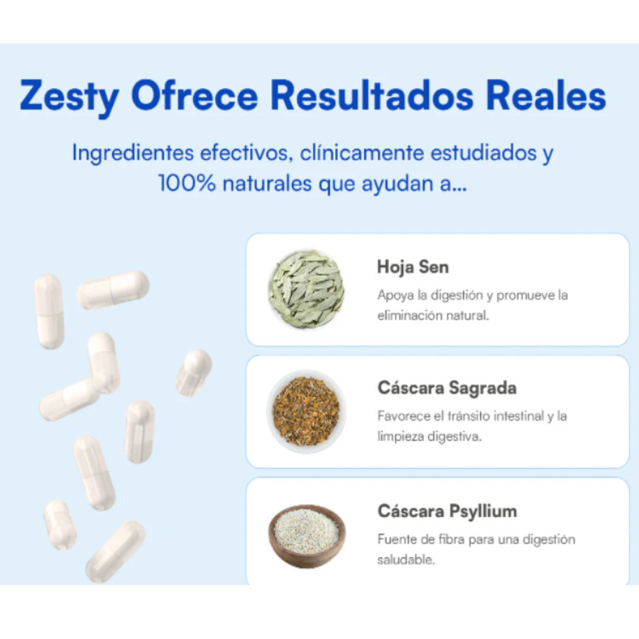 Zesty® Limpieza suplemento alimenticio 🔥60% de Descuento🔥