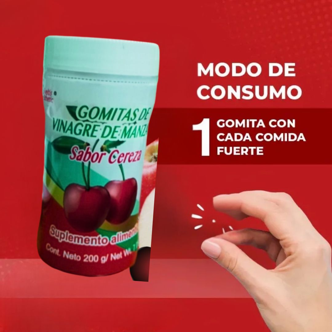 Gomitas De Vinagre De Manzana VIFER® 🔥60% de Descuento🔥 Controlar el Peso y la Glucosa