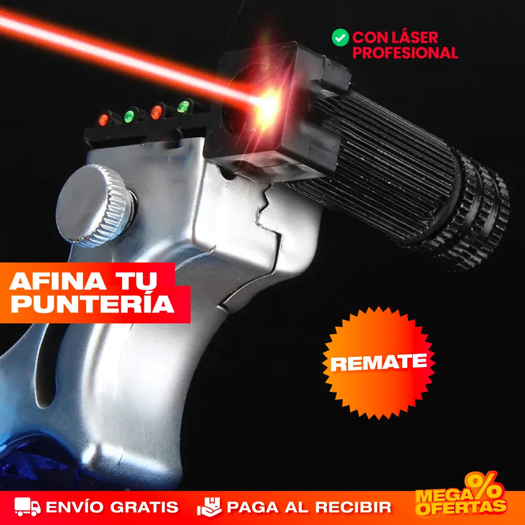 RESORTERA DE PRECISIÓN CON LÁSER Con 60% Descuento🔥