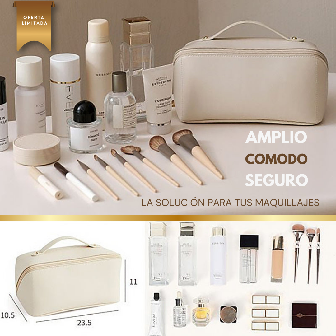 💄✨ Cosmetiquera 3 en 1 – ¡Organiza, protege y lleva con estilo!