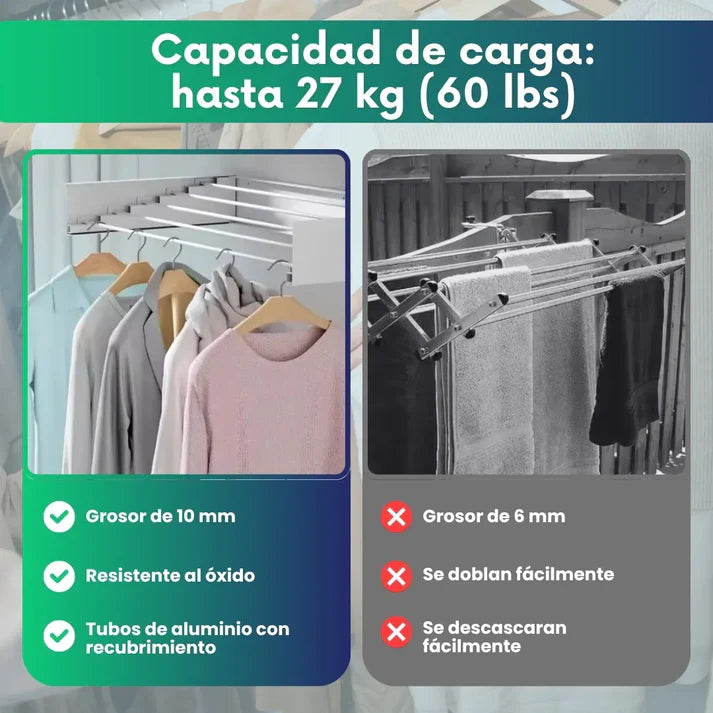 Tendedero ventosas DUREX® invisible 🔥60% de Descuento🔥