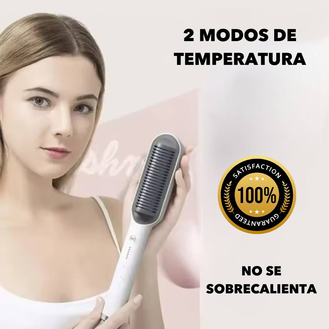 PEINE ALISADOR DE CABELLO CON 2 MODOS DE TEMPERATURA PARA TODO TIPO DE CABELLO 🔥60% DESCUENTO🔥