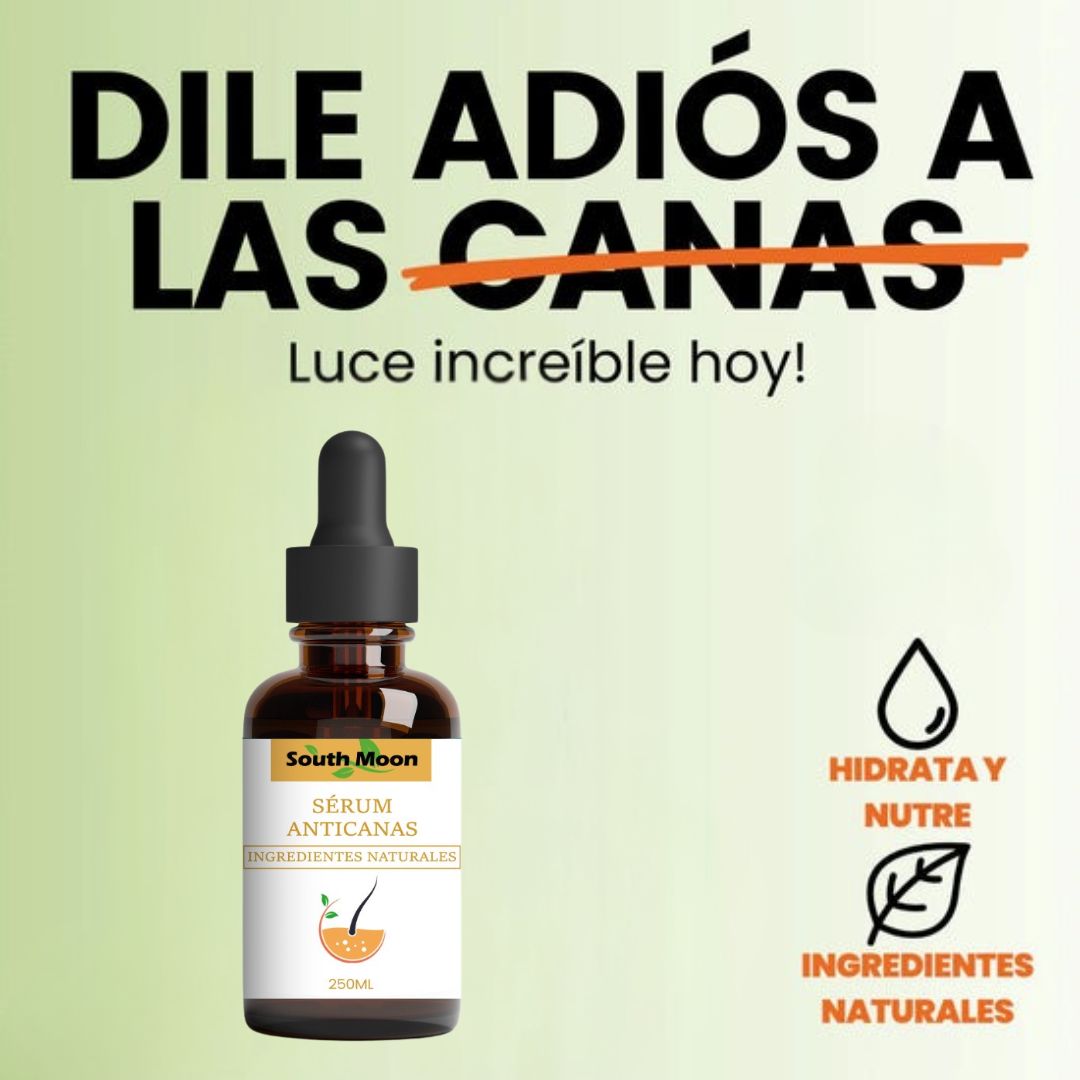 Serum Repara canas South Moon® Recupera color y brillo 🔥60% de Descuento🔥