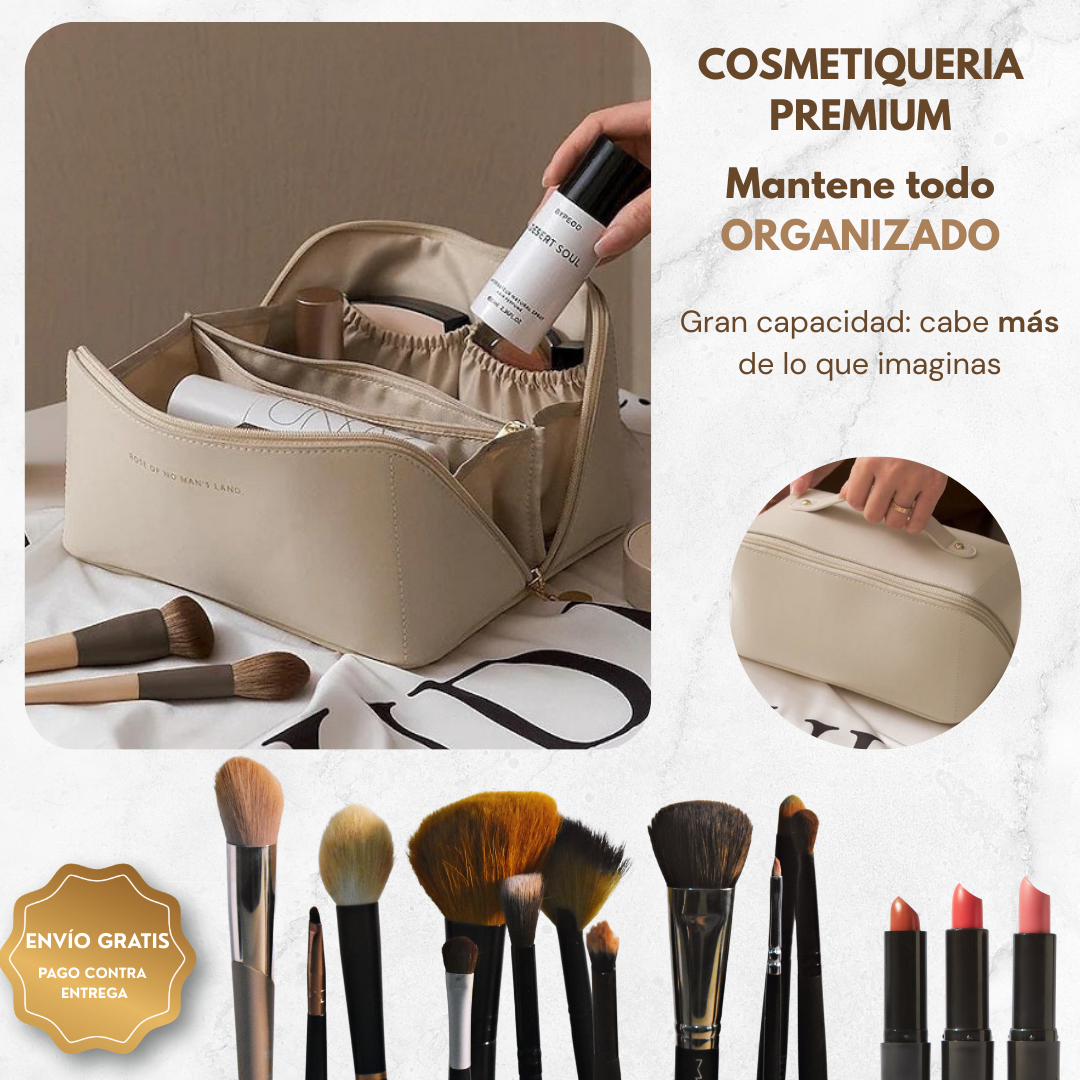 💄✨ Cosmetiquera 3 en 1 – ¡Organiza, protege y lleva con estilo!