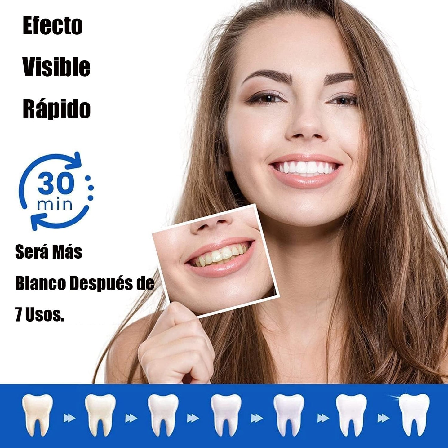 Tiras blanqueadoras WHITESTRIPS® 🔥60% de Descuento🔥Blanquea tus dientes en minutos✨