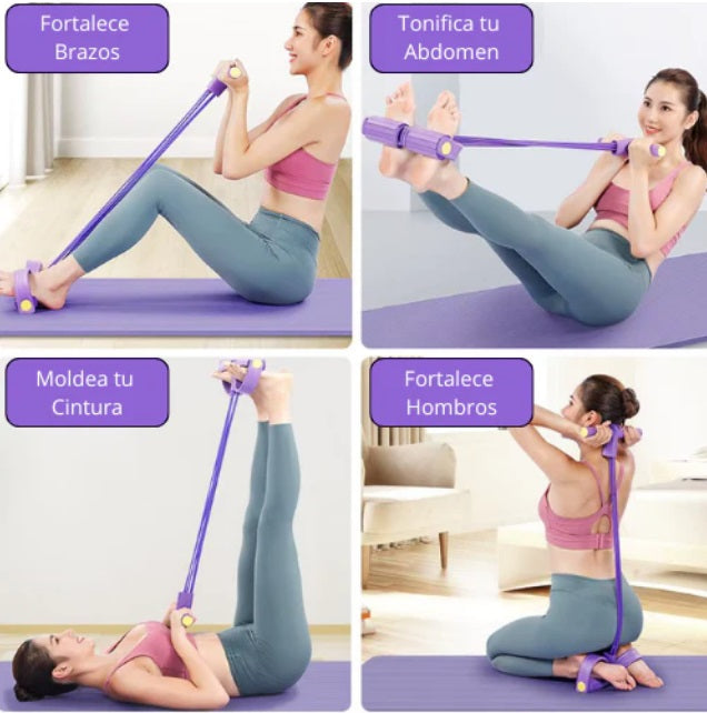 Power Gym® - Banda de Ejercicios con Pedal Para Hombres y Mujeres - 😱OFERTA EXCLUSIVA 2X1😱