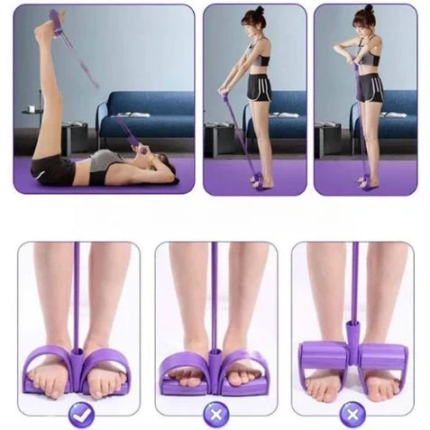 Power Gym® - Banda de Ejercicios con Pedal Para Hombres y Mujeres - 😱OFERTA EXCLUSIVA 2X1😱