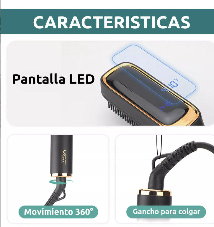 Peine alasiador 3 en 1 a vapor Straight Comb® 🔥oferta 60% descuento🔥