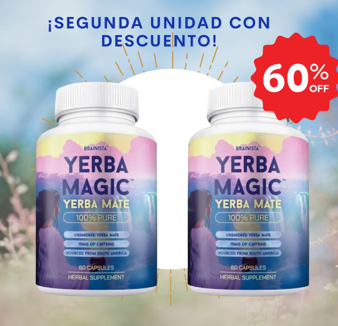 Yerba Mate Magic Capsulas Suplemento Brainista® 🔥¡60% de Descuento!🔥