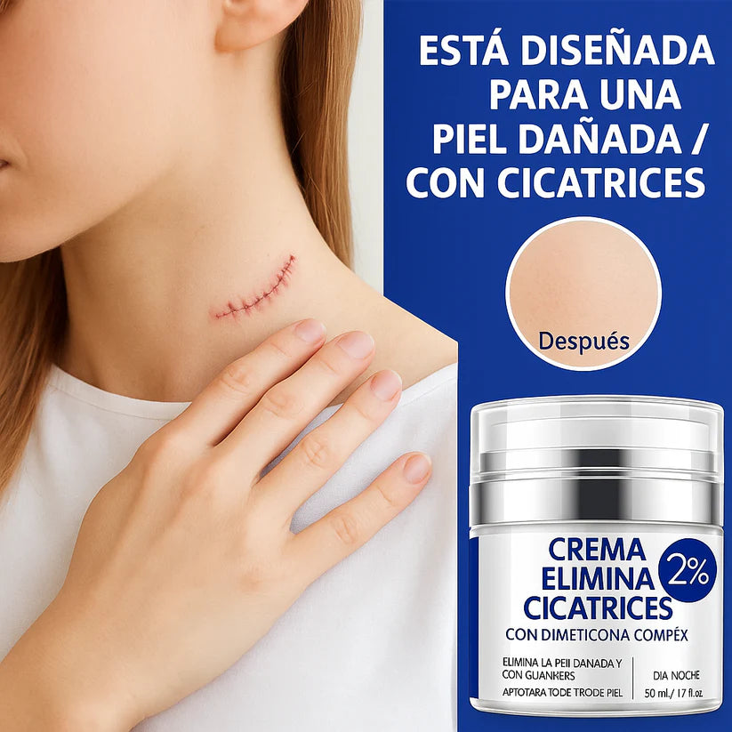 Crema Para Cicatrices Profundas ELAIMEI ORIGINAL® 🔥60% de Descuento🔥 Elimina cicatrices de forma segura✨