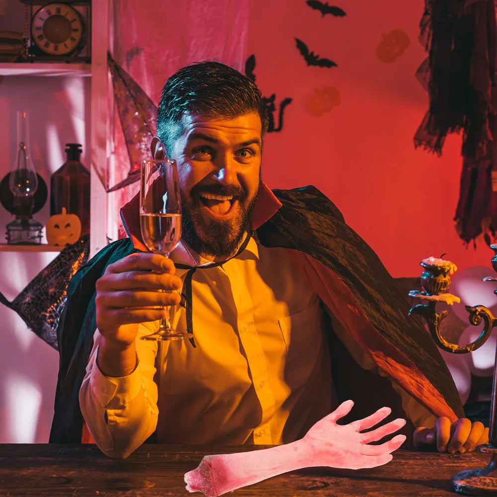 Manos de Látex Sangrientas para Halloween: Decoración Espeluznante para tu Fiesta Con 60% Descuento🔥