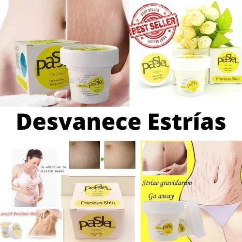 Crema Pasjel® Transforma tu piel y elimina las estrías Súper Oferta 2x1🔥