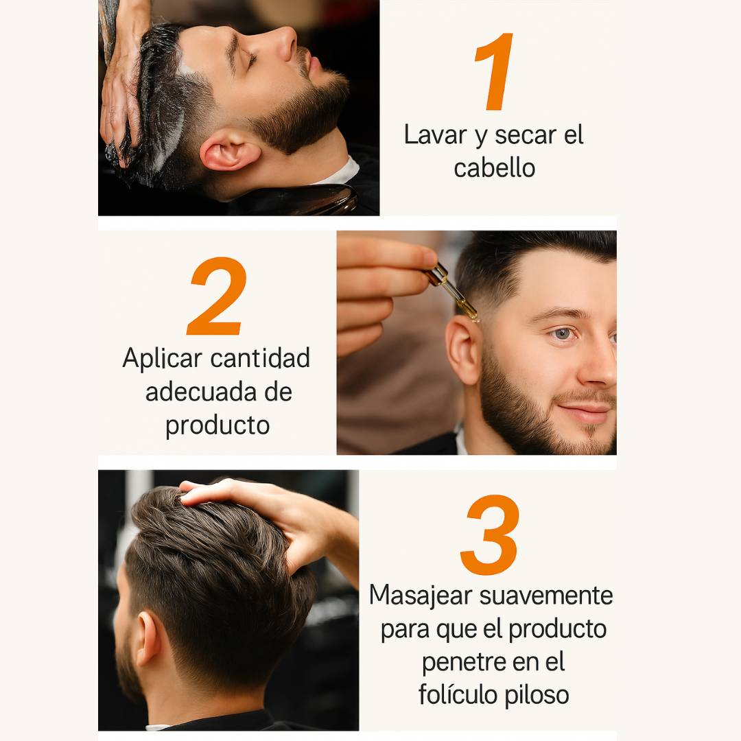SERÚM DE JENGIBRE ANTICAIDA PARA CABELLO Y BARBA UNISEX CON 60% DESCUENTO OFERTA LIMITADA🔥