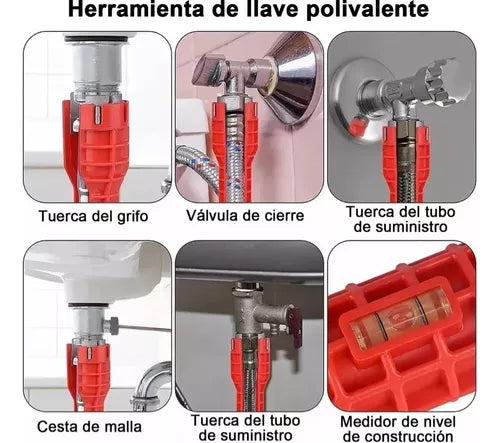 AquaFlow™ LLAVE MULTIFUNCIONAL 8 EN 1 🔥Oferta 60% Descuento🔥