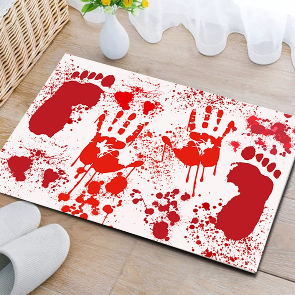 Tapete Halloween para baño de sangre Con 60% Descuento👻