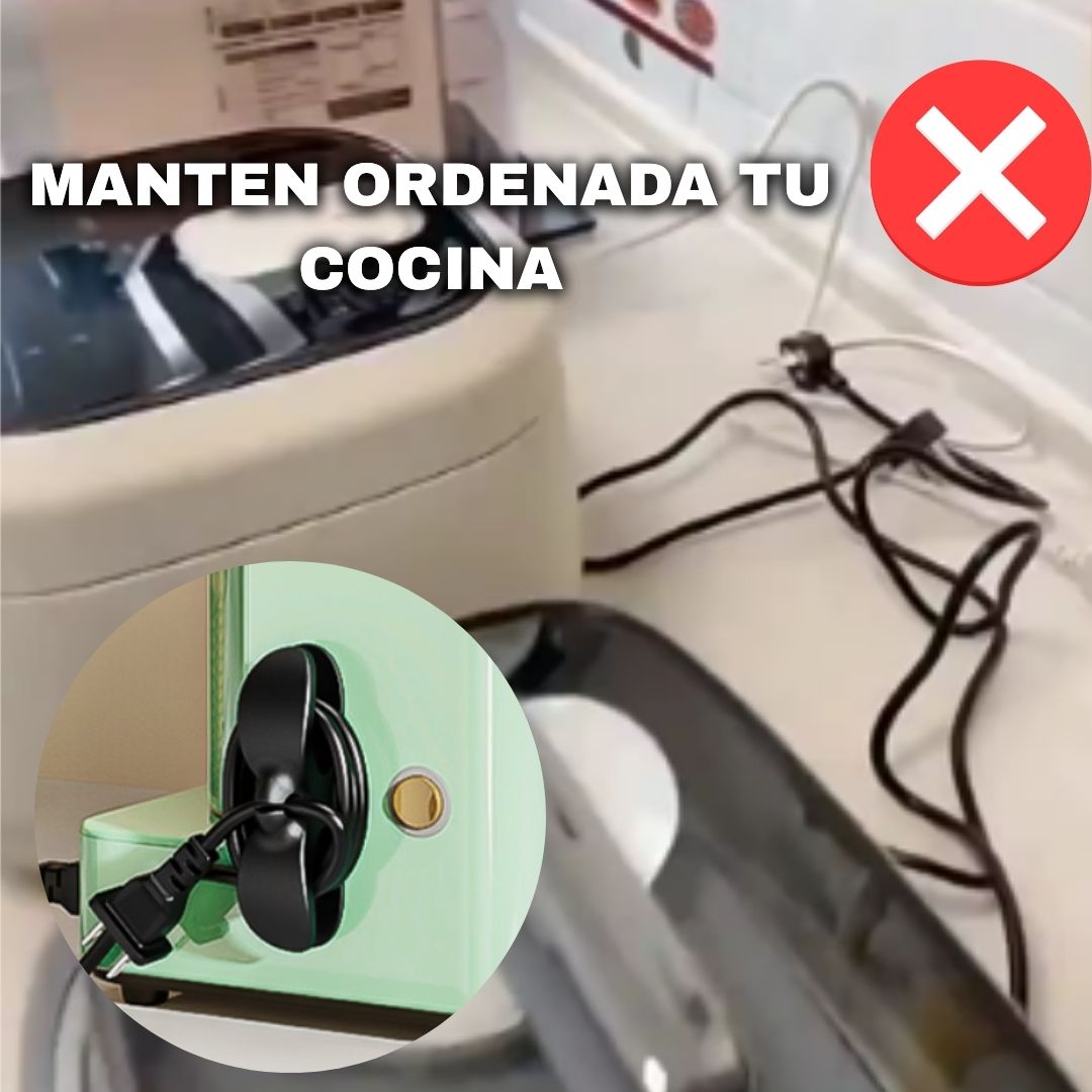 Organizador de Cables para Electrodomésticos 5 Unidades CABLEBUDDY™🔥Con 60% DESCUENTO🔥