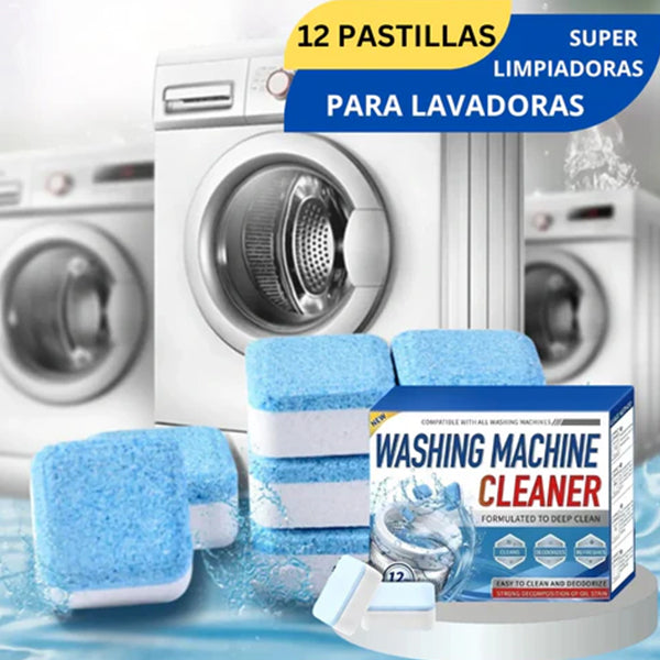 SECRETO DEL LAVARROPAS: LAVAPROMAX® - PACK 12 PASTILLAS PARA LAVADORA CON 60% DESCUENTO🔥