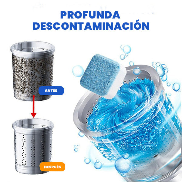 SECRETO DEL LAVARROPAS: LAVAPROMAX® - PACK 12 PASTILLAS PARA LAVADORA CON 60% DESCUENTO🔥