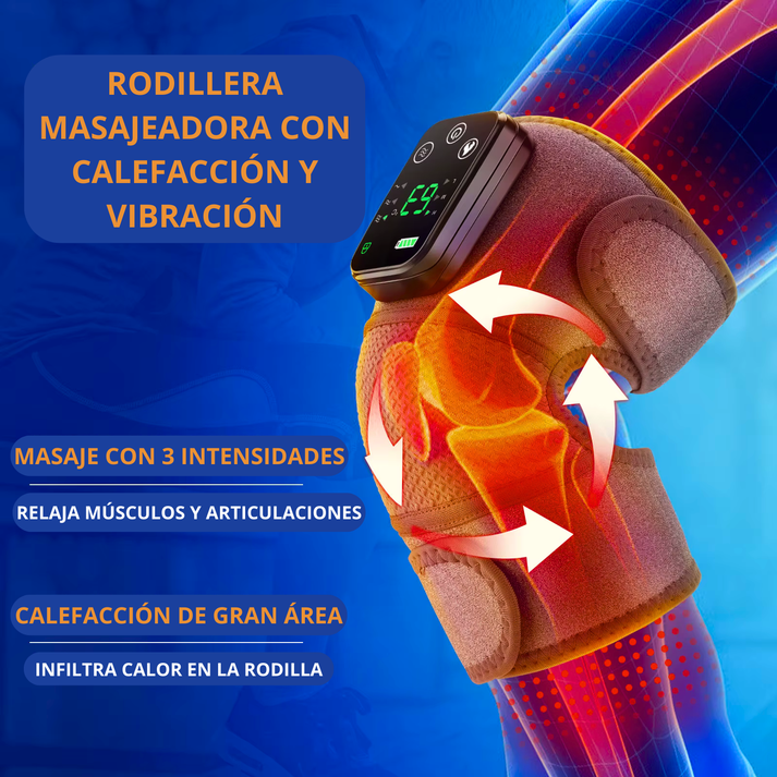 Masajeador de RodillaTérmico Start® | Descansa y Alivia el Dolor Rápidamente Con 60% Descuento🔥