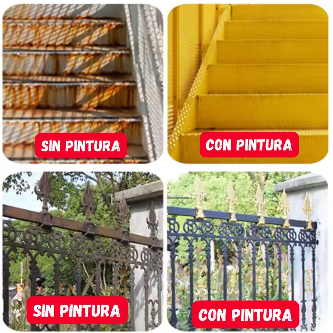 RustX Pro® - Pintura Elimina Óxido Para Múltiples Superficies Con 50% Descuento🔥