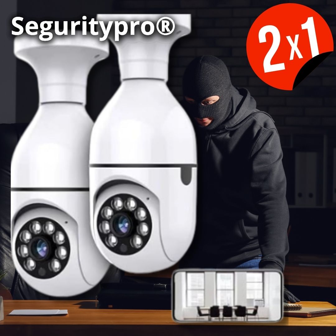 Seguritypro® Cámara de Seguridad Inteligente: Seguridad 24/7, garantizada Súper Oferta 2x1🔥
