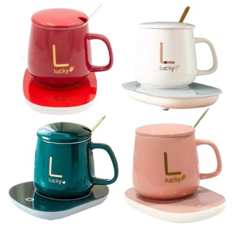 Taza Premium con Calentador Eléctrico Lucky™ HOY 2X1