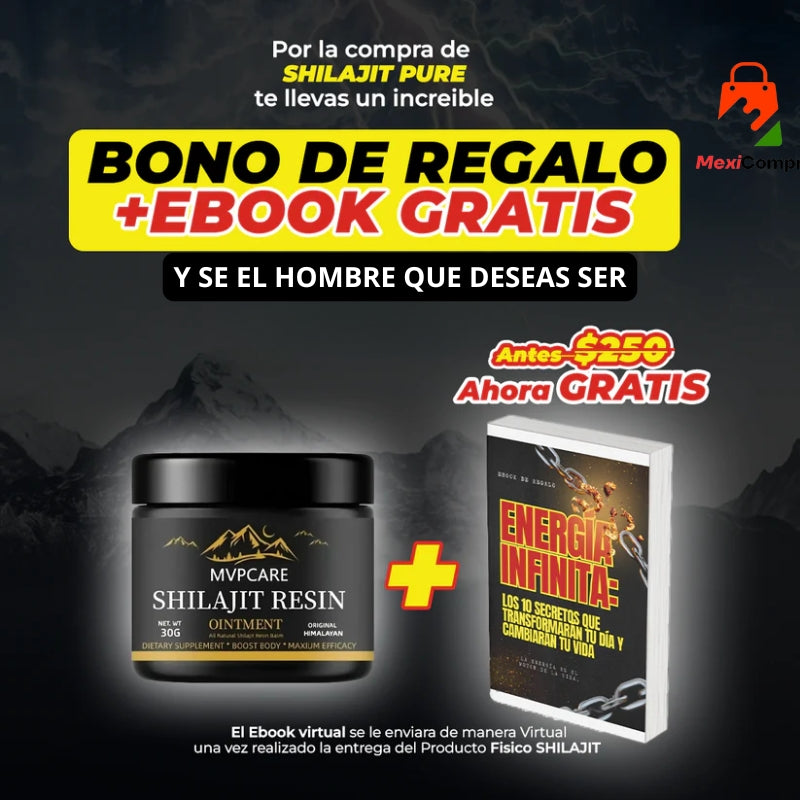 Shilajit Pure | El Sanador De Tus Debilidades +🔥 Ebook GRATIS🔥