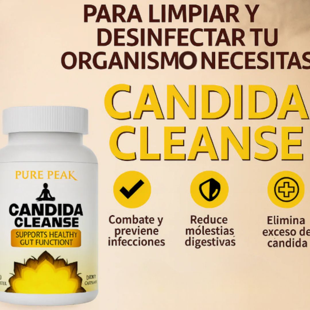 Suplemento 🌿Candida Cleanse®🌿 60 Capsulas🔥 60% descuento 🔥