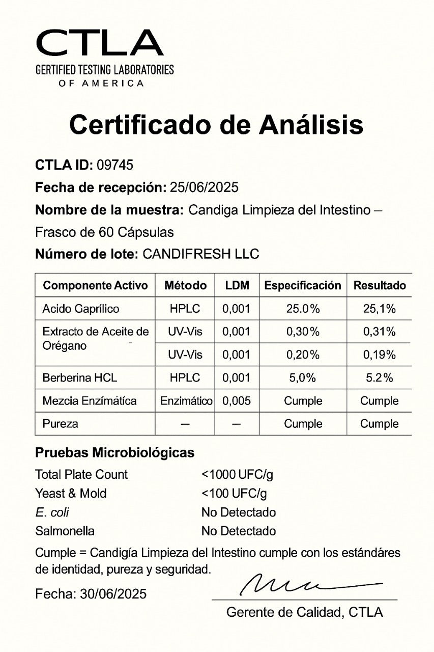 Suplemento 🌿Candida Cleanse®🌿 60 Capsulas🔥 60% descuento 🔥